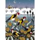 GOLDFINCH GARDEN Cressida Bell 	8 Cards & 8 White Envelopes Charity