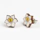 December - Narcisuss Wooden Birth Flower Earrings DaphneRosa