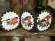 Festive Birds Round Concertina Greeting Card By Clare O'Neill