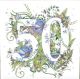 50th Birthday card by Doodleicious Art