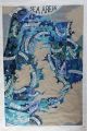 Sea Areas Full Colour Tea Towel By Driftwood Designs