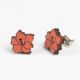 August - Gladiolus Wooden Birth Flower Earrings DaphneRosa
