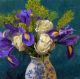 Iris and Roses by Angie Wood
