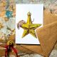 Christmas Mouse on a Star: Mini Card By Hannah Longmuir
