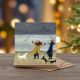 A Flurry Of Joy - Set of 6 Christmas Note Cards with Message - Dee Nickerson