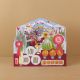 Vegetable Show die-cut card by Alice Pattullo.