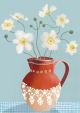 Anemones in Daisy Jug by Susie Hamilton