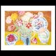 Tulips and Blue China by Angie Lewin