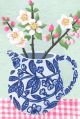 'Apple Blossom in Floral Jug' by Susie Hamilton