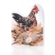 Bantam Nest Die Cut Blank Greeting Card by Clare O’Neill Artworks