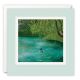 Swimming Pond Blank Art Card by Rachel Victoria Hillis
