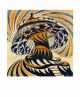 The Merry-Go-Round 1930 linocut by Cyril Power Art Greeting Card