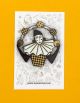 Vintage Style Circus Juggler Wooden Pin Brooch By Sue Owen