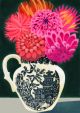 'Dahlias in Willow Jug' by Susie Hamilton