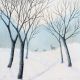 Deer at Dawn Deborah Burrow