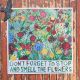 Don't Forget To Stop And Smell The Flowers Square Poster Print By Driftwood Designs