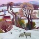 Evening Snow near Hope Bowdler - Christmas pack by Sue Campion RBA