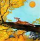 Fox on the fallen log - Sam Cannon