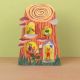 Little Log House die-cut card by Gemma Koomen.