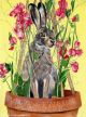  The hare & the sweet peas by Sam Cannon