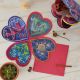 Love Birds Folding Heart Card By Driftwood Designs
