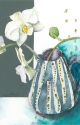 Moth Orchid Stem in Small Jug BY VIVIENNE CAWSON 