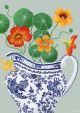 Nasturtiums in Bird Jug by Susie Hamilton