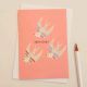 New Baby in Pink Greetings Card