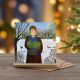 Out Collecting Holly - Set of 6 Christmas Note Cards with Message By Marcella Cooper