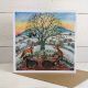 Imbolc Square Greetings Card By Driftwood Designs