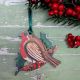 Robin Wooden Decoration By Driftwood Designs