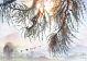 Dame Laura Knight RA, A Misty Sunrise Royal Academy - Christmas Wallet 10 cards