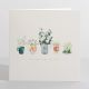 Thinking of You Botanical Flower Floral Card By Sara Sayer