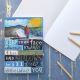 Towards the Sunshine A5 Blank Notebook By Driftwood Designs
