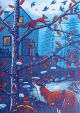 Winter Garden Advent Calendar Greetings Card By Molly Lemon