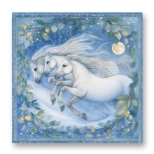 Horses. Christmas Cards - Pack of 6 Cards, Single Design