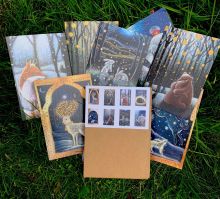 Winter By Hannah Willow Greetings Cardpack Containing 8 Cards