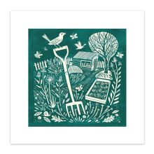 Garden Fork Art Print by Matt Johnson Unframed