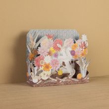 Zebra, Dahlias and Feathers Angie Lewin