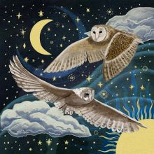 Celestial Owls By Glitter and Earth