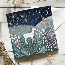 Winter Deer By Glitter and Earth