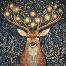 Let there be Light Christmas Cards - Pack of 6 Cards, Single Design
