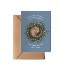 Night Before Christmas Card By Rho Rho