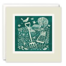 Garden Fork Blank Art Card by Matt Johnson