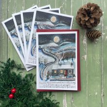 Irish Winter Blessing Greetings Card – 5 Pack By Driftwood Designs