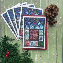 Love Came Down Greetings Card – 5 Pack By Driftwood Designs