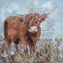 Highland Coo Charlotte Strawbridge