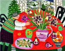 The Red Cloth by Vanessa Bowman AGBI CHRISTMAS CARD PACK