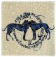 Greyhounds Poetrytile by Iris Milward Greeting Cards