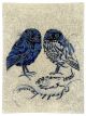 Iris Milward Poetry Greeting Card Two Owls